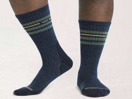 Vintage Stripe Cushioned Crew Socks Supply