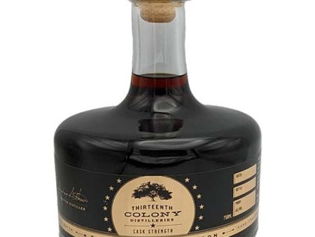 Thirteen Colony Distilleries Cask Strength Double Oaked Bourbon Whiskey -750ml on Sale