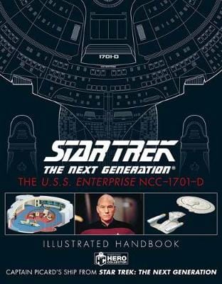 Eaglemoss: Star Trek The Next Generation: The U.S.S. Enterprise NCC-1701-D Illustrated Handbook Plus Collectible [2019] Sale