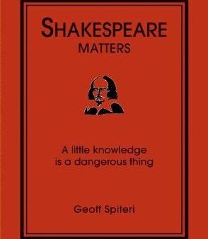 Geoff Spiteri: Shakespeare Matters [2008] hardback Cheap