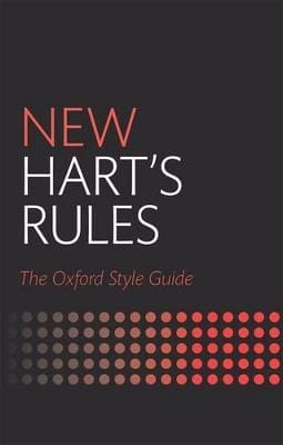 University Press Oxford: New Hart s Rules [2014] hardback Online Hot Sale